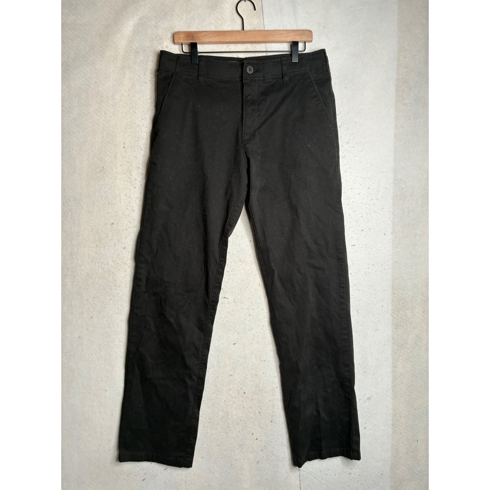 Lee Performance Series Extreme Comfort Straight Fit Black Chino Pants 34x34